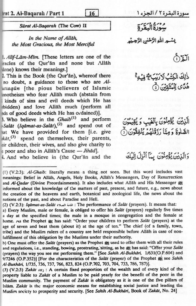 Interpretation of the meaning The Noble Quran